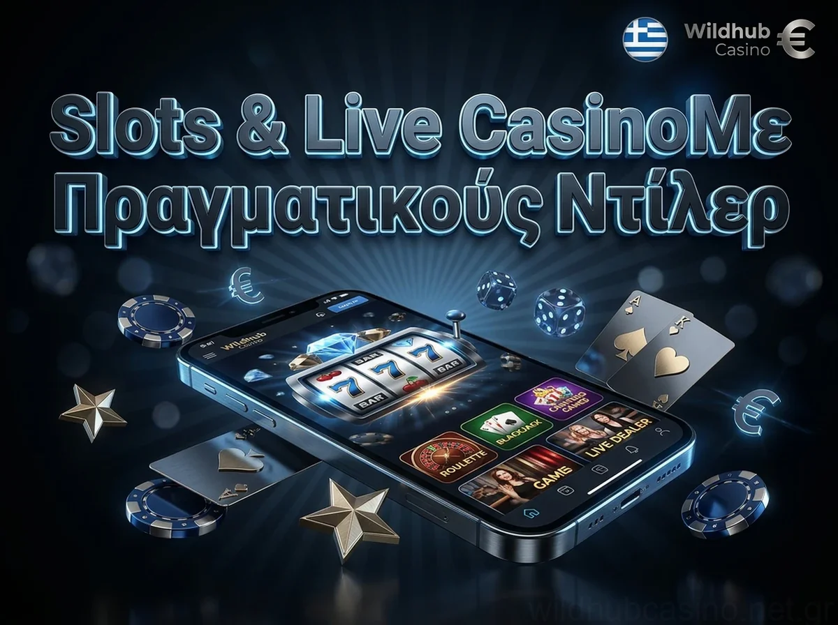 Slots & Live CasinoΜε Πραγματικούς Ντίλερ
